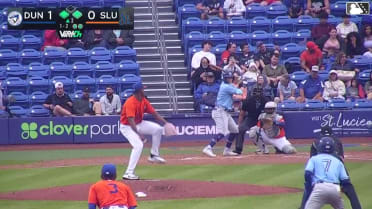 JoJo Parker doubles (2) on a line drive to right fielder JT Benson. Jaxson West scores. Dariel Ramon scores.