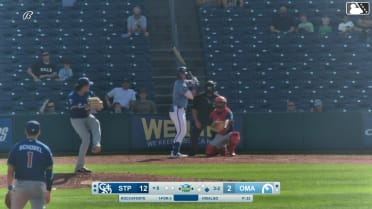 Carson Roccaforte homers (5) on a fly ball to right center field. Alejo Lopez scores.