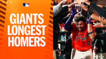 Giants’ longest homers of 2025