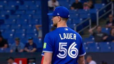 Eric Lauer's first strikeout