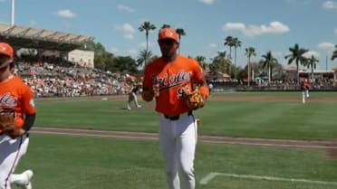 José Barrero's impressive leaping snag
