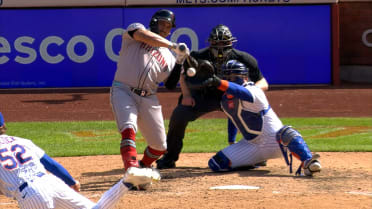 Josh Naylor reaches on interference after review