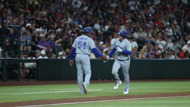 Myles Straw's first homer of the year