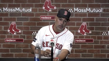 Alex Cora discusses the Red Sox's 5-4 win