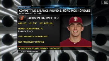 Orioles draft RHP Baumeister No. 63