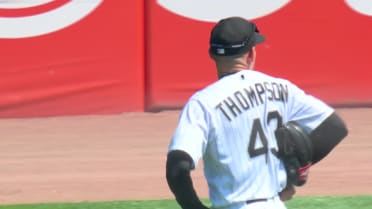 Trayce Thompson lays out 
