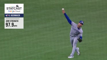 Kiermaier hace tiro de 97.9 mph