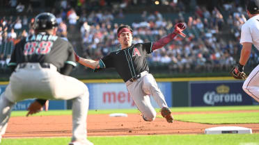 Corbin Carroll's leadoff triple