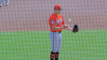 Trey Gibson strikes out Alex Burleson