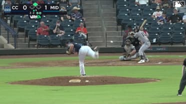 Max Holy singles on a sharp line drive to center fielder Euribiel Angeles, deflected by second baseman Casey Yamauchi. Tyler Whitaker scores.