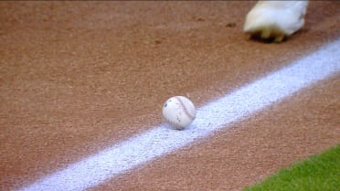 Troy Johnston's perfectly placed bunt single