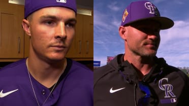 Rockies players, Schaeffer discuss 14-7 win