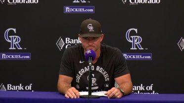 Warren Schaeffer on Hunter Goodman's three-homer game