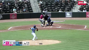 Brandon Compton homers (14) on a fly ball to left center field. Juan Matheus scores.