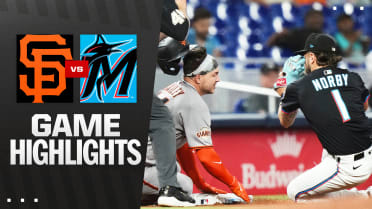 Giants vs. Marlins Highlights