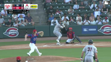 Theo Gillen singles on a line drive to left fielder Natanael Yuten. Ryan McCoy scores.