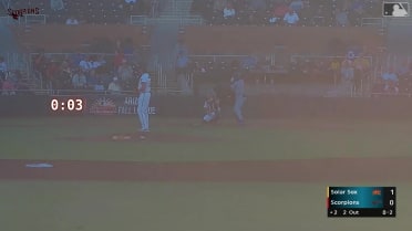 Walker Janek's perfect throw to nab runner at second