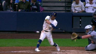 Sal Frelick reaches first on catcher's interference