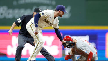 William Contreras nabs Trea Turner at second base