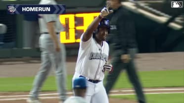Felix Reyes' first Triple-A home run