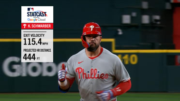 Kyle Schwarber crushes 444-foot home run