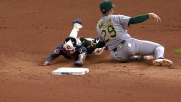Jonah Heim nabs Brayan Rocchio stealing second