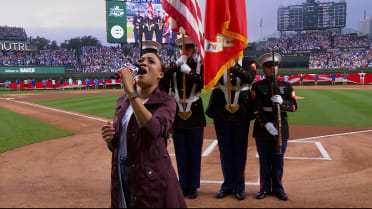 Alleece Baker sings the National Anthem and more