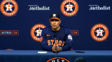 Joe Espada discusses the Astros' 6-2 loss