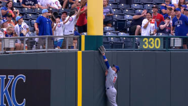 Freddy Fermin homers on fan interference