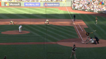 Gavin Sheets' RBI double