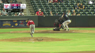 Brandon Winokur homers (8) on a fly ball to left center field.