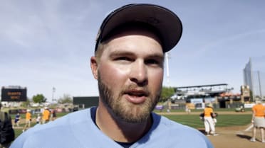 Blake Burke discusses breaking up no-hitter