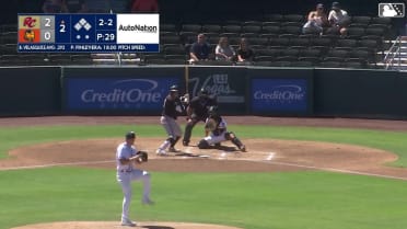 Jackson Finley strikes out a pair in debut