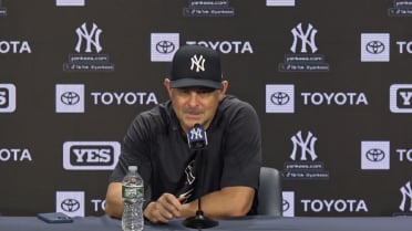 Aaron Boone discusses Schlittler, Chisholm Jr. in win