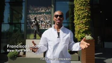 Francisco Lindor takes a tour of Wimbledon 