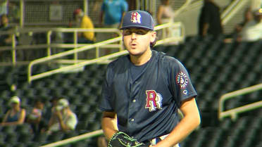 Gavin Collyer's first strikeout with Round Rock