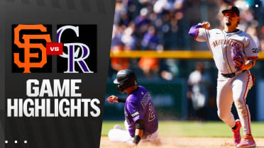Giants vs. Rockies Highlights