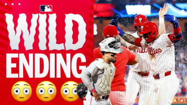 Phillies walk it off on catcher's interference
