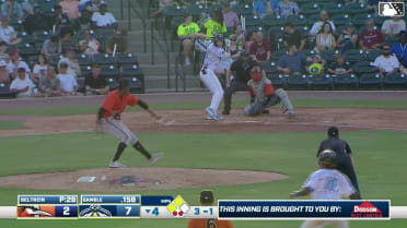 Sean Gamble singles on a sharp line drive to pitcher Luis Beltrán. Henry Ramos scores. Yandel Ricardo to 3rd.