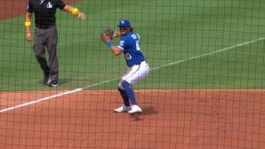 Josh Rojas' diving stop