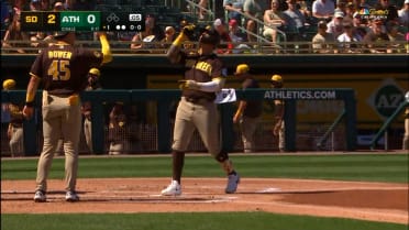 Jose Miranda's two-run home run