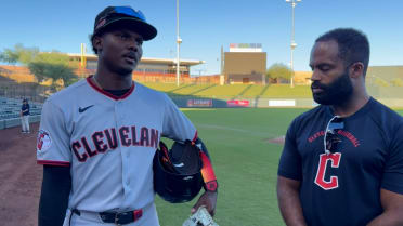 Welbyn Francisca discusses home run in Fall League