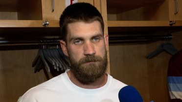 Bryce Harper on the Game 4 loss, team pitching, more