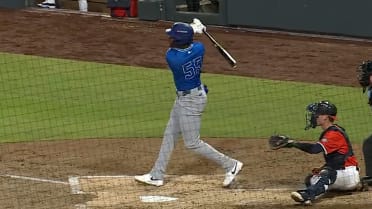 Josue De Paula's first Triple-A hit