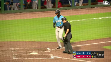 LuJames Groover's solo home run