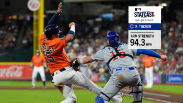 Kyle Tucker's 94.3 mph throw to home | 06/27/2025 | MLB.com