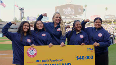 JFEA recipients visit the 2024 World Series