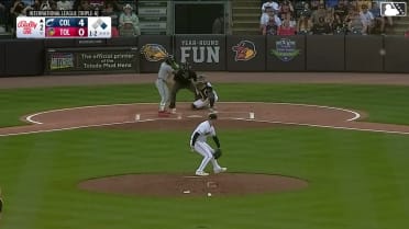 Kahlil Watson homers (11) on a fly ball to left field. Juan Brito scores.