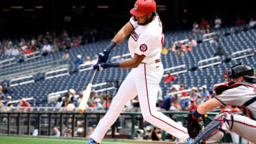 James Wood breaks up no-hitter with a single