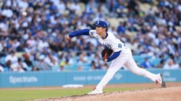 Yoshinobu Yamamoto fans Rhys Hoskins in the 2nd
